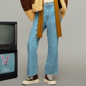 NWT Zara x Harry Lambert Cutie Chaos Flare Jeans Size 31